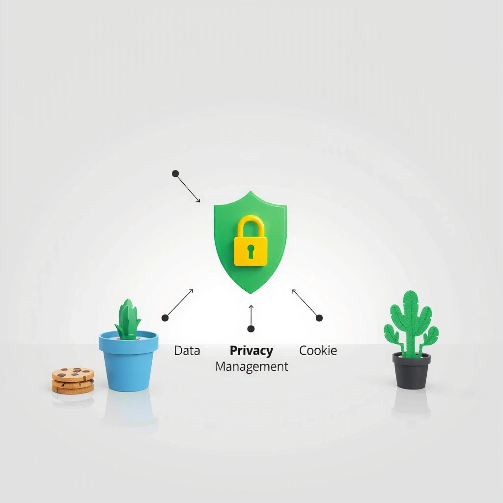 Data privacy and cookie management visualization