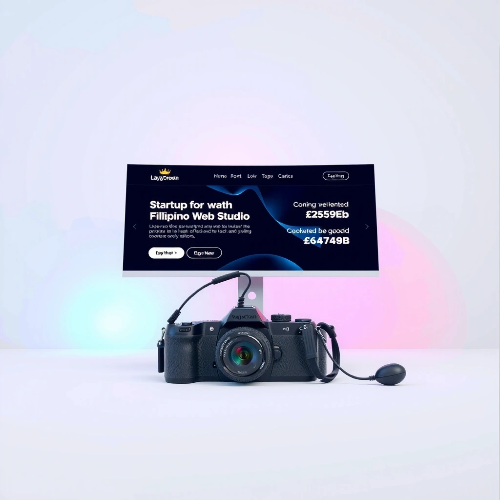 Startup website for Filipino tech company