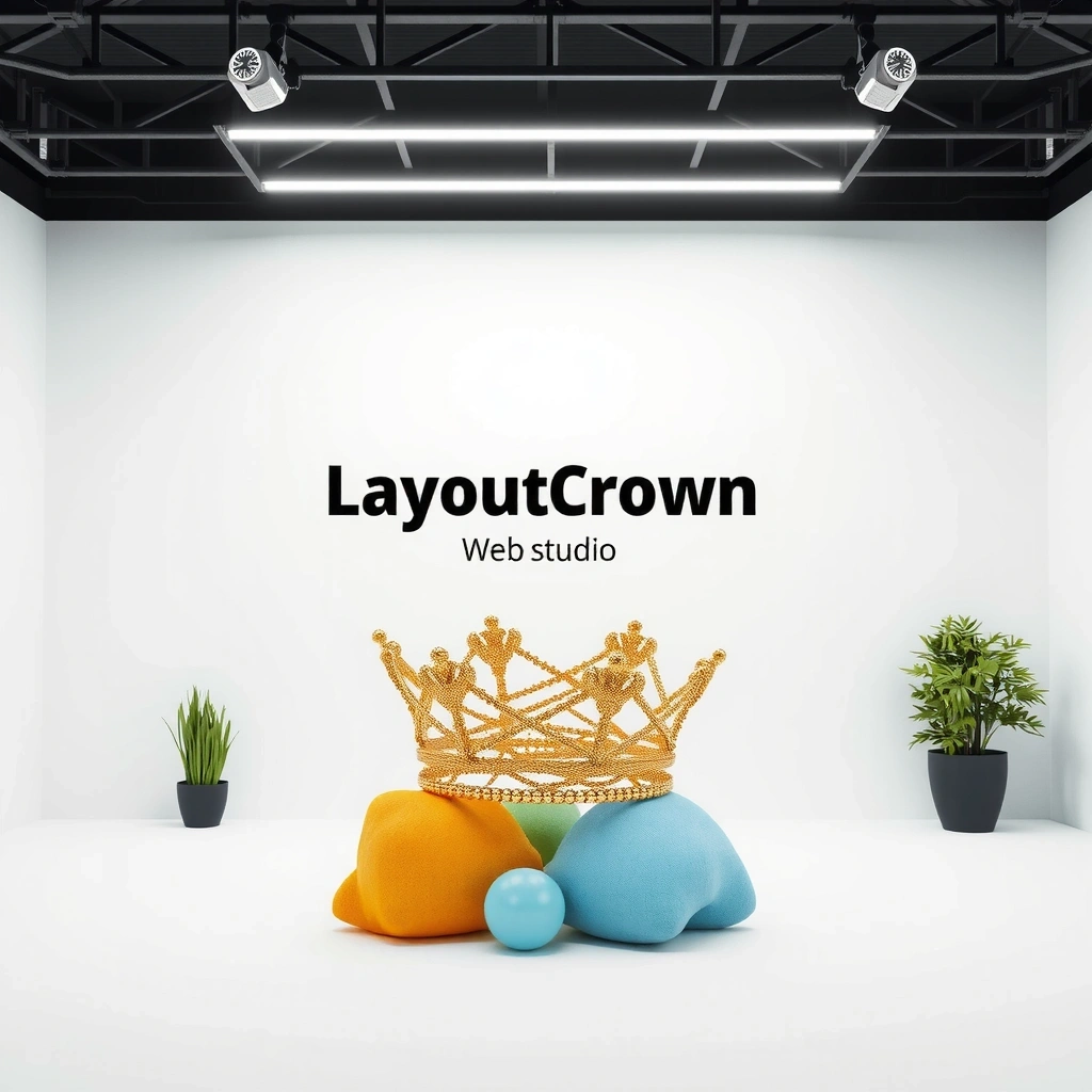 Web design portfolio showcase workspace